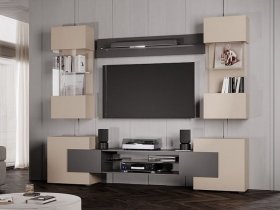 Гостиная Фэнтези (кашемир/графит) в Битках - bitki.mebel-nsk.ru | фото