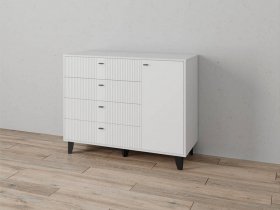 Комод «Катрин-13» (белый/белый снег) в Битках - bitki.mebel-nsk.ru | фото