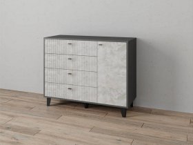 Комод «Катрин-13» (графит/мальта) в Битках - bitki.mebel-nsk.ru | фото