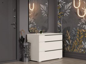 Комод с 3 ящиками Айри КМ-001 (кашемир) в Битках - bitki.mebel-nsk.ru | фото