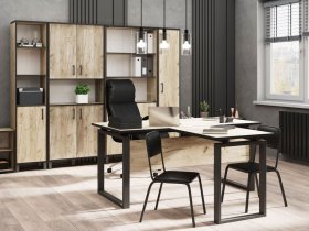 Комплект Гермес лофт (дуб крафт серый) в Битках - bitki.mebel-nsk.ru | фото