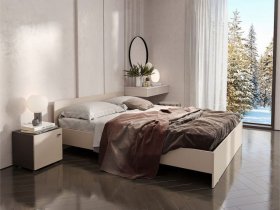 Кровать двухспальная 1,6м Гиза в Битках - bitki.mebel-nsk.ru | фото