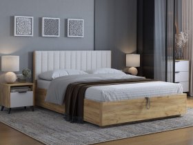Кровать двуспальная 1,6м Юлия в Битках - bitki.mebel-nsk.ru | фото