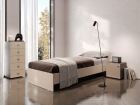Кровать односпальная 0,9м Гиза в Битках - bitki.mebel-nsk.ru | фото