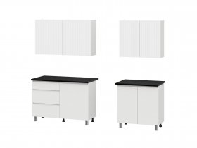 Кухонный гарнитур Эккервуд (2,0м) (SAFE) (белый) в Битках - bitki.mebel-nsk.ru | фото