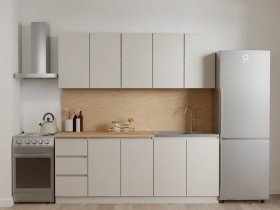 Кухонный гарнитур Мори 2,0 м (сатин) в Битках - bitki.mebel-nsk.ru | фото