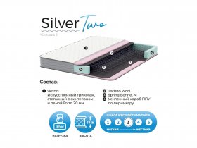 Матрас Silver Two в Битках - bitki.mebel-nsk.ru | фото