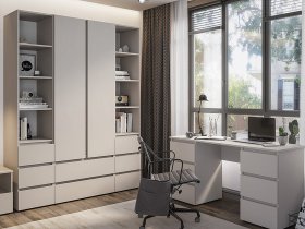 Модульная детская Люмо (кашемир) в Битках - bitki.mebel-nsk.ru | фото