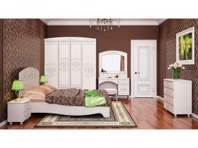 Модульная спальня Каролина в Битках - bitki.mebel-nsk.ru | фото