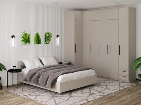 Модульная спальня «Верона» (сатин) в Битках - bitki.mebel-nsk.ru | фото