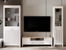 Модульная стенка Валенсия в Битках - bitki.mebel-nsk.ru | фото