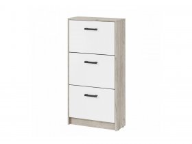 Обувница ОБ-3 Вега (дуб крафт серый/белый) в Битках - bitki.mebel-nsk.ru | фото