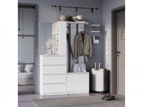 Прихожая Симпл ПР-04 (белый) в Битках - bitki.mebel-nsk.ru | фото