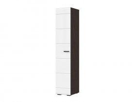 Шкаф 400 ШК-01 Либерти (венге/белый глянец) в Битках - bitki.mebel-nsk.ru | фото