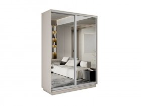 Шкаф-купе двухдверный Экспресс-2 (зеркало/зеркало) в Битках - bitki.mebel-nsk.ru | фото