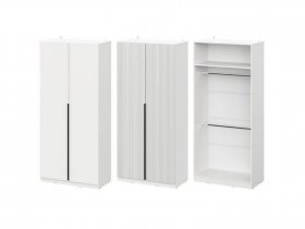Шкаф ШК-100 Эккервуд (белый) в Битках - bitki.mebel-nsk.ru | фото