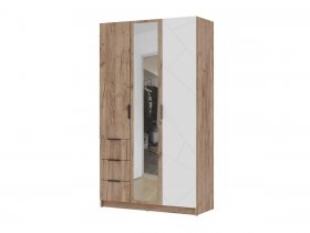 Шкаф трехстворчатый 1200 ШК-03 Орегон в Битках - bitki.mebel-nsk.ru | фото