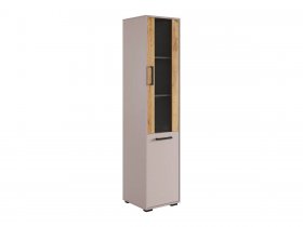 Стеллаж Лайт-2 (кашемир/дуб крафт золотой) в Битках - bitki.mebel-nsk.ru | фото