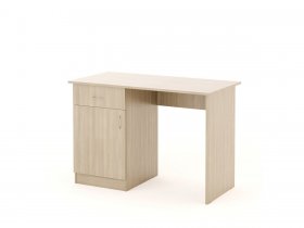 Стол письменный СП-01 (Биг) ясень шимо светлый в Битках - bitki.mebel-nsk.ru | фото