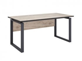 Стол руководителя Ст075.0 Гермес лофт (дуб крафт серый) в Битках - bitki.mebel-nsk.ru | фото