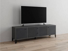 Тумба под ТВ Парус-10 (графит/гранит лофт) в Битках - bitki.mebel-nsk.ru | фото