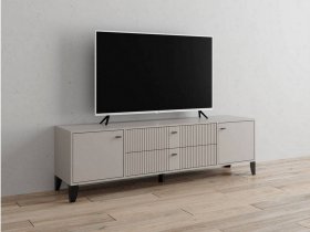 Тумба под ТВ Парус-10 (кашемир/сантьяго софт) в Битках - bitki.mebel-nsk.ru | фото