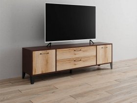 Тумба под ТВ Парус-13 (венге/дуб делано) в Битках - bitki.mebel-nsk.ru | фото