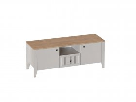 Тумба узкая 2дв. 1ящ. Валенсия (гостиная) в Битках - bitki.mebel-nsk.ru | фото